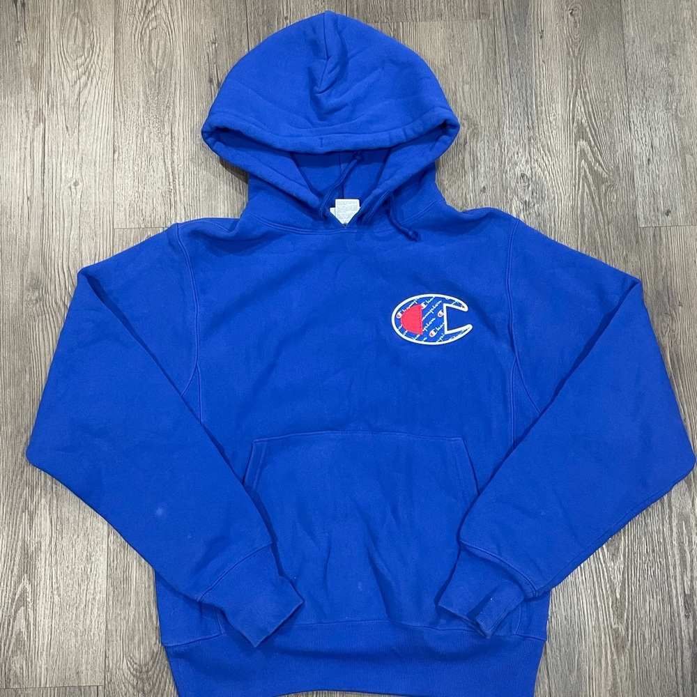 Champion blue hoodie